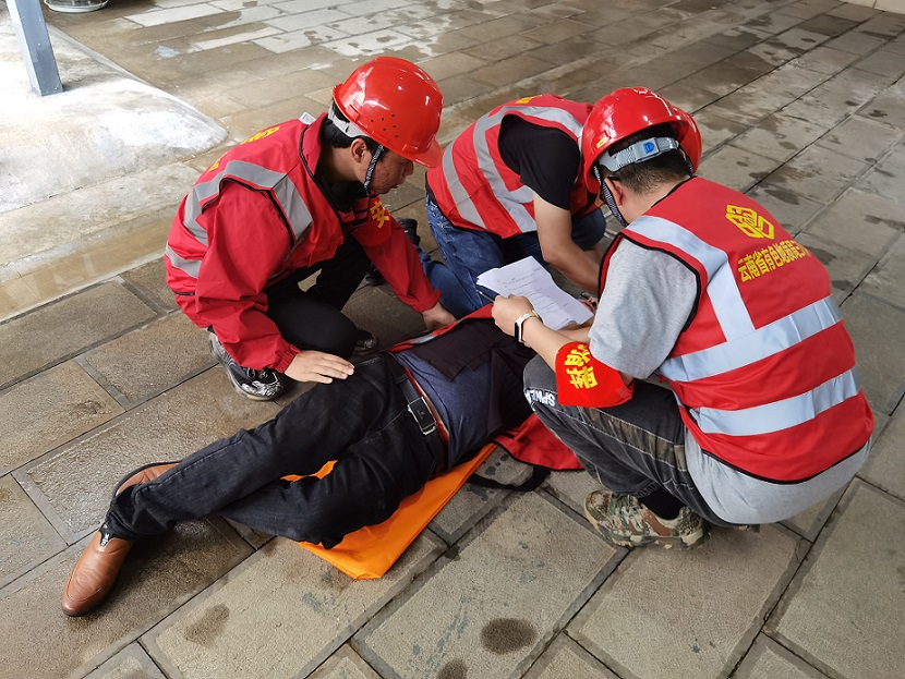 "物体打击事故应急救援演练"简报|云南省有色地质局三0八队-官网